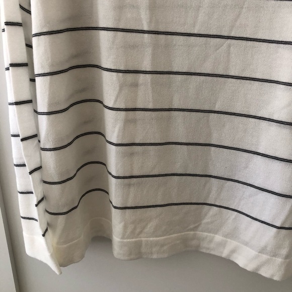 Eileen Fisher White Striped Tencel Coastal Grandma Top 2X - Picture 6 of 8